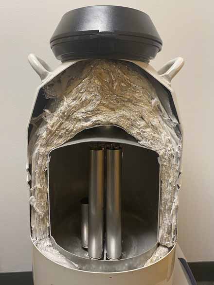 液氮罐內部 液氮罐內部